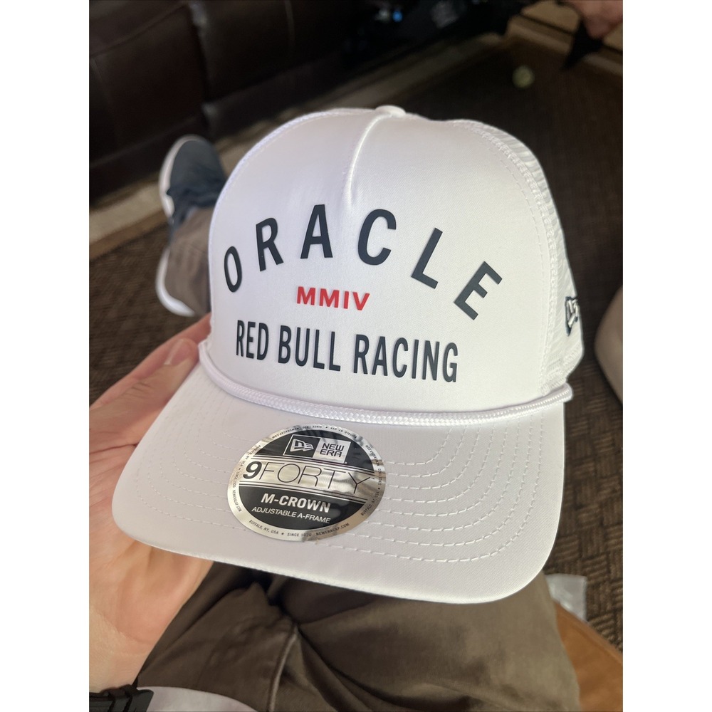 New‎ Era Oracle Red Bull Racing 9FORTY Adjustable Trucker Rope Snapback Sports